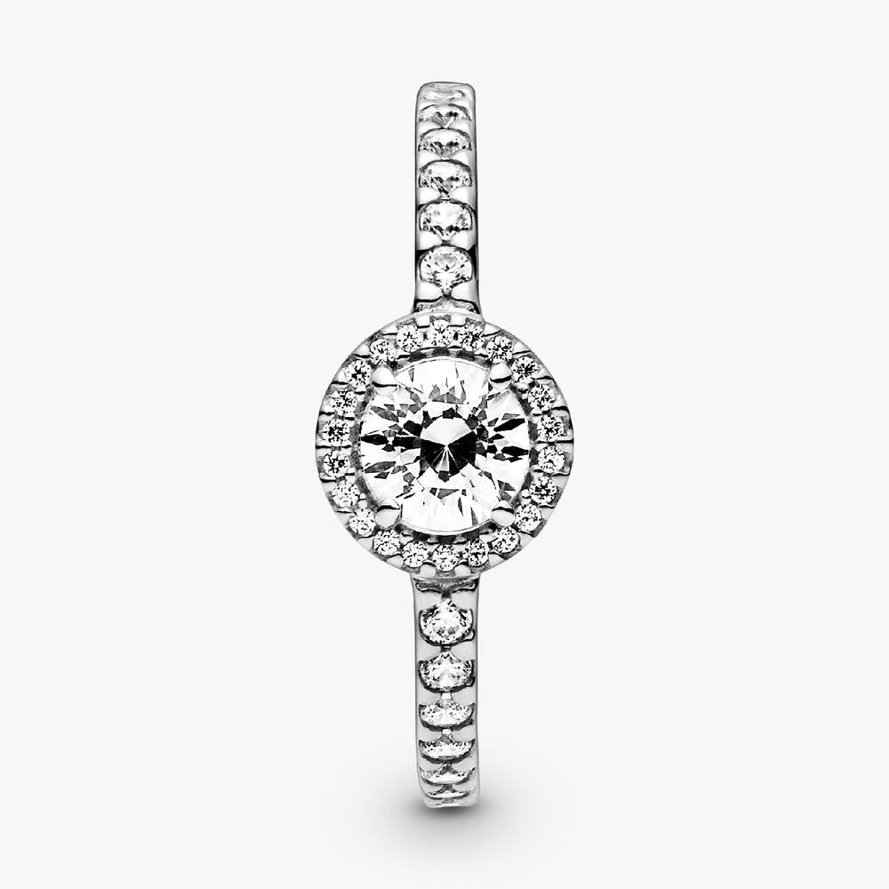 FINAL SALE - Classic Sparkle Halo Ring