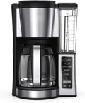 12-Cup Programmable Coffee Brewer, 2 Brew Styles, 60 oz Water Reservoir - Black/Stainless Steel