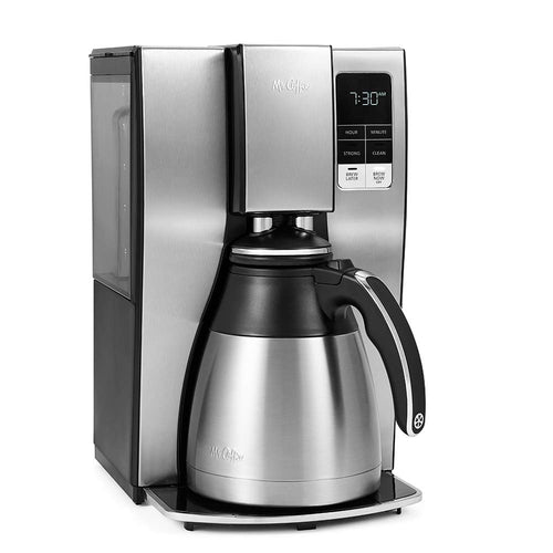 10-Cup Programmable Coffee Maker With Thermal Carafe And Strong Brew Selector