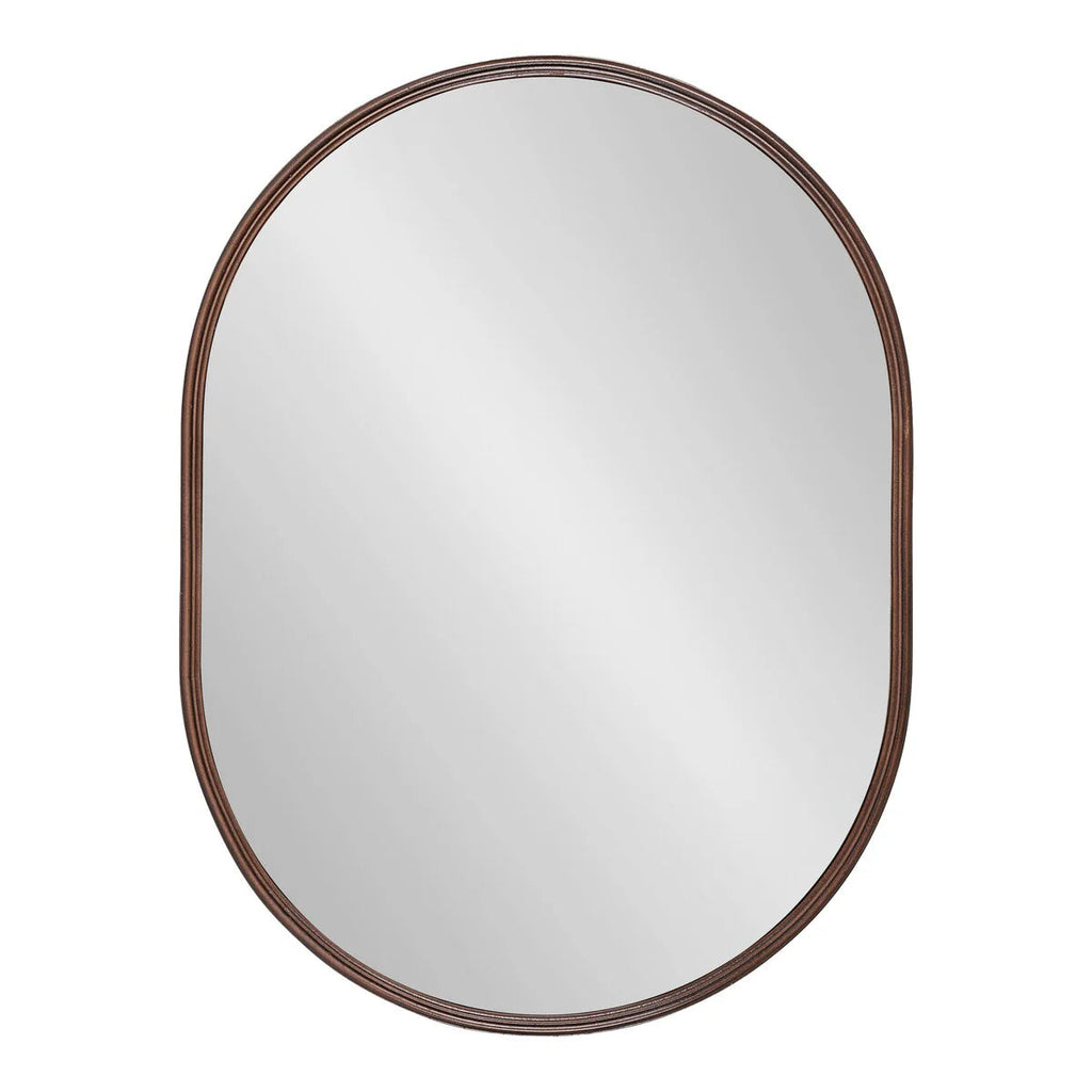 Capsule Framed Wall Mirror, 16x48, 18x24, 22x34, 24x36, Black, Bronze, Gold, Gray, Silver, Antique-Bronze