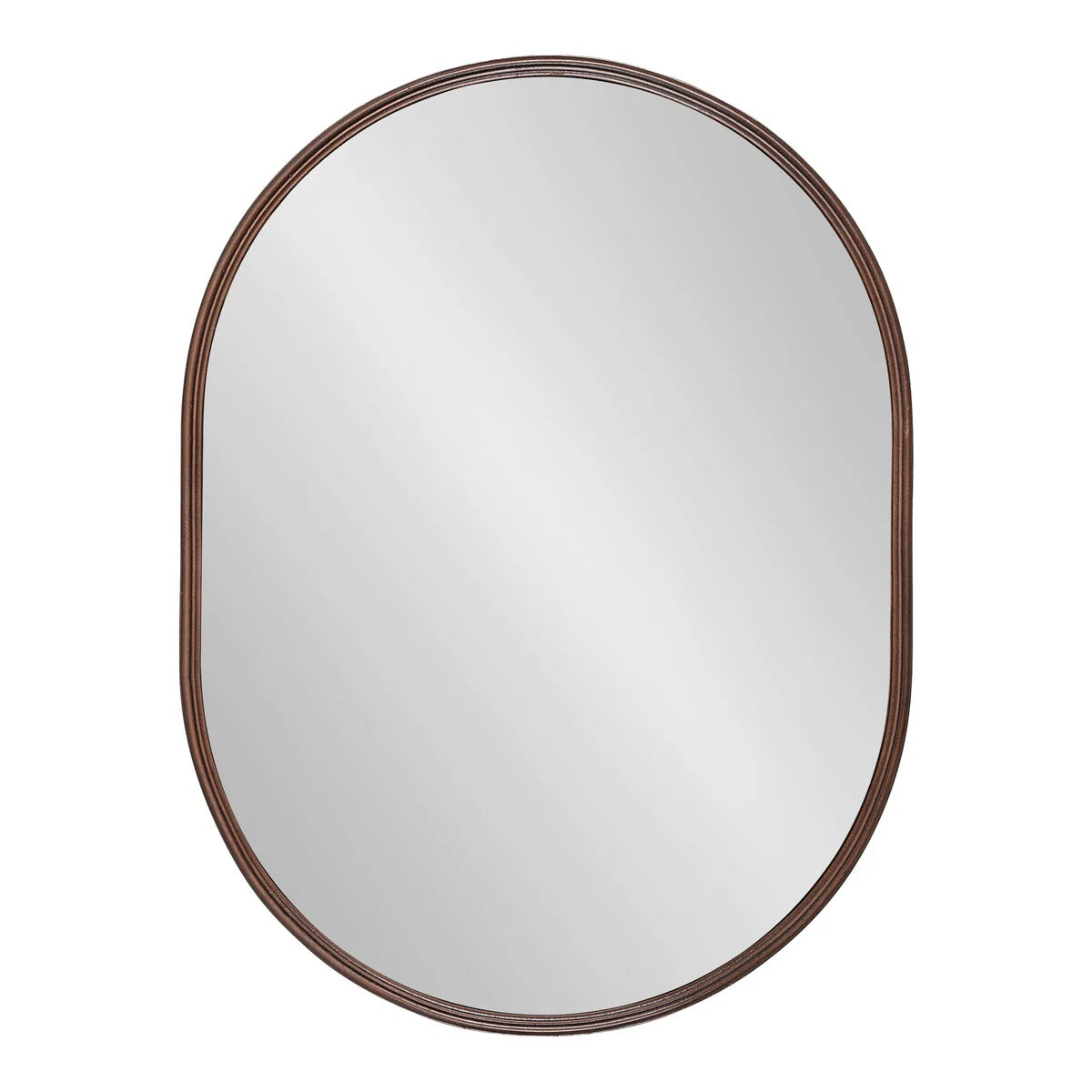 Capsule Framed Wall Mirror, 16x48, 18x24, 22x34, 24x36, Black, Bronze, Gold, Gray, Silver, Antique-Bronze