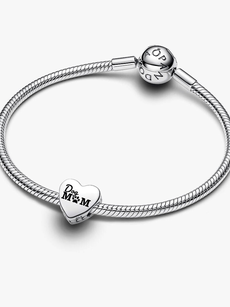 Engravable Dog Mom Heart Charm