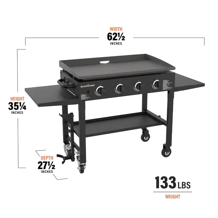 Blackstone 36 Inch 4-Burner Propane Gas Griddle Cooking Station - 1554