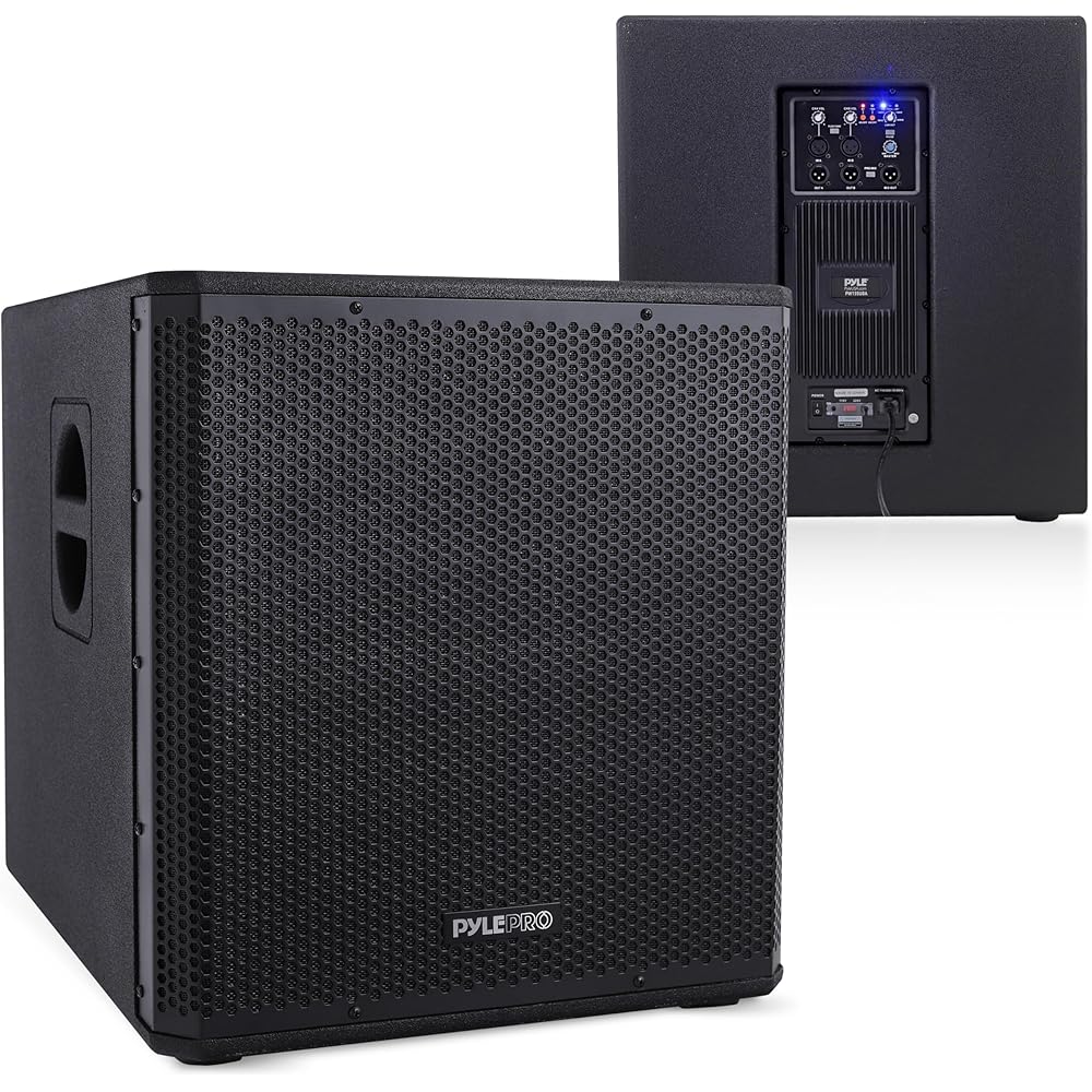 Pyle Active Powered Pro DJ Subwoofer 18-Inch 3000W With DSP