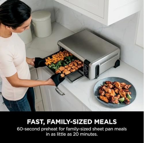 Ninja Foodi 9-in-1 Digital Air Fry Oven, Convection Oven, Toaster, Stainless Steel - 102A