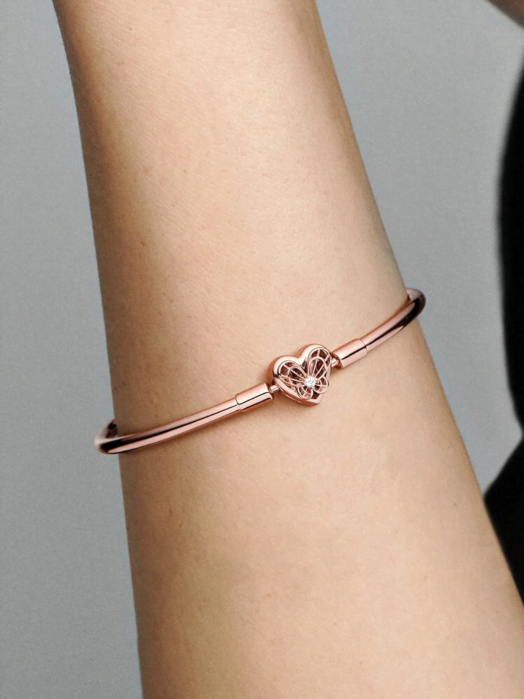 FINAL SALE - Pandora Moments Heart & Butterfly Bangle