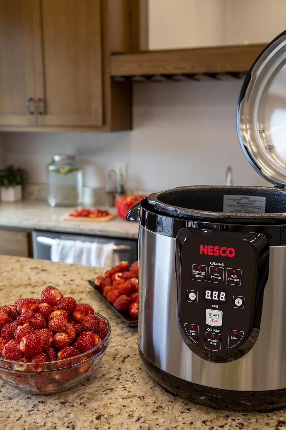 Nesco Smart Electric Pressure Cooker And Canner, Stainless Steel, 9.5 Qt - NPC-9