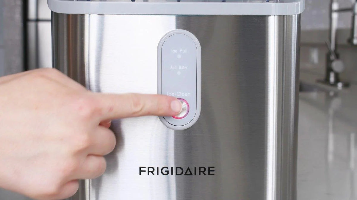 Frigidaire Nugget Ice Maker, 33 Lbs., Black Stainless Steel - EFIC228