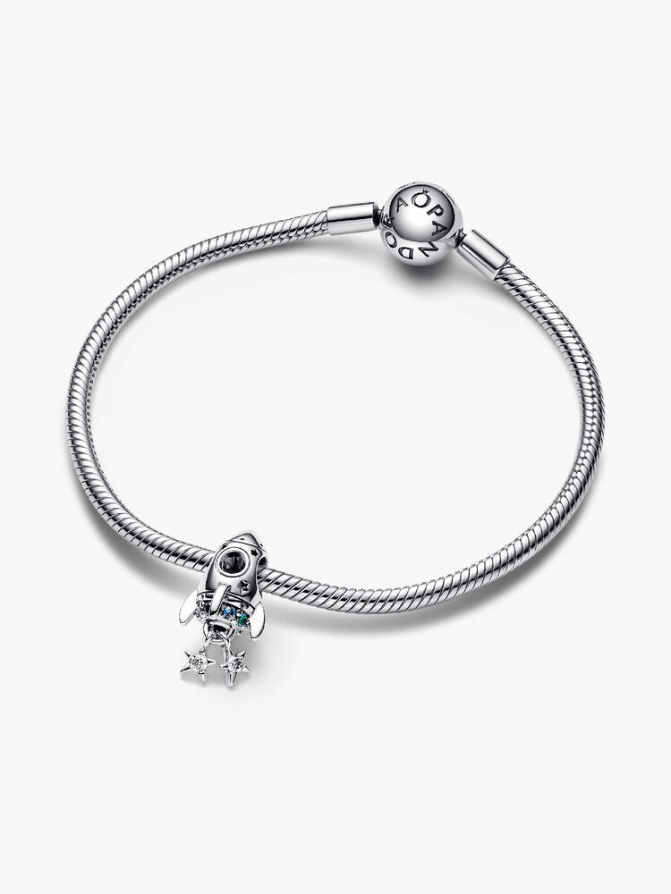 Space Love Rocket Charm
