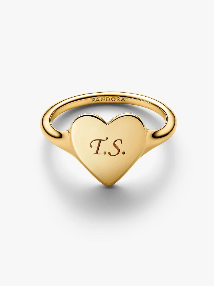 Engravable Heart Ring