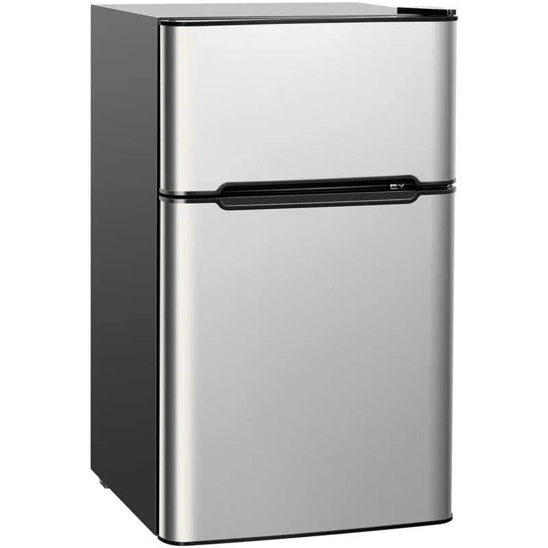 3.2 Cu. Ft. 2-Door Compact Refrigerator With Freezer - Black, Gray Or White
