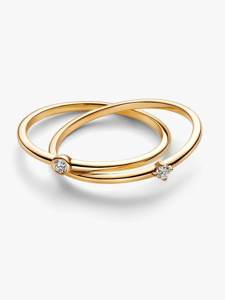 Pandora Era Lab-Grown Diamond Crossover Ring