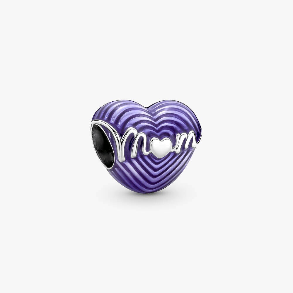 FINAL SALE - Radiating Love Mom Heart Charm