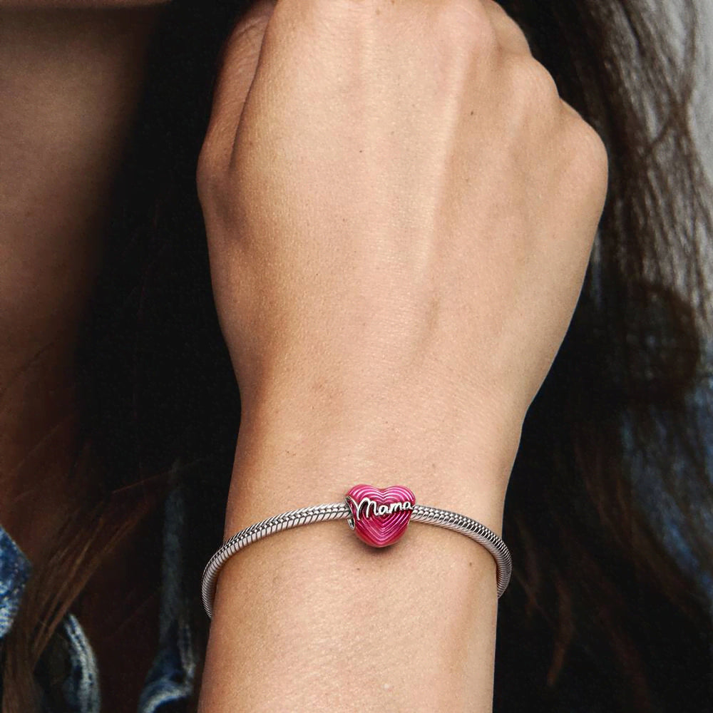 FINAL SALE - Radiating Love Mama Heart Charm