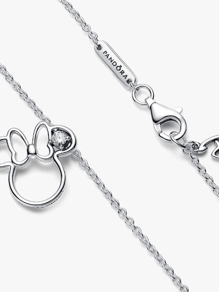 Disney Minnie Mouse Silhouette Collier Necklace