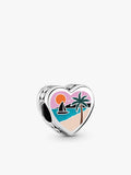 Puerto Rico Heart Charm