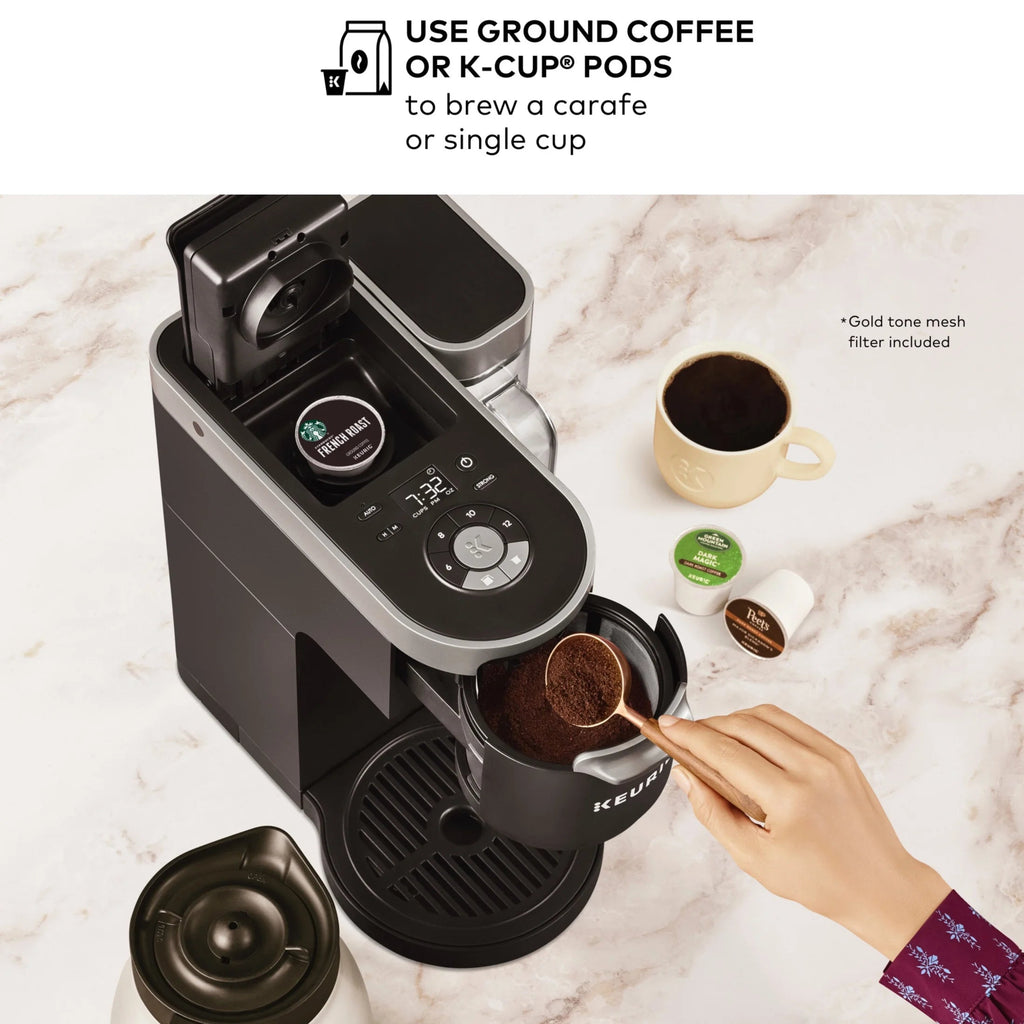 Keurig Single Serve And Carafe Coffee Maker With 12-Cup Thermal Carafe - K-Duo Plus