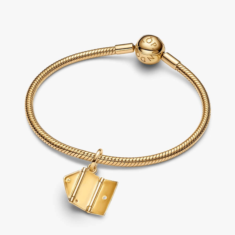 Engravable & Openable Envelope Dangle Charm