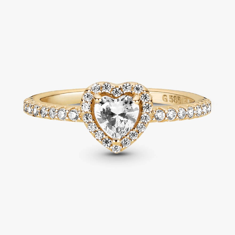 Elevated Heart Ring