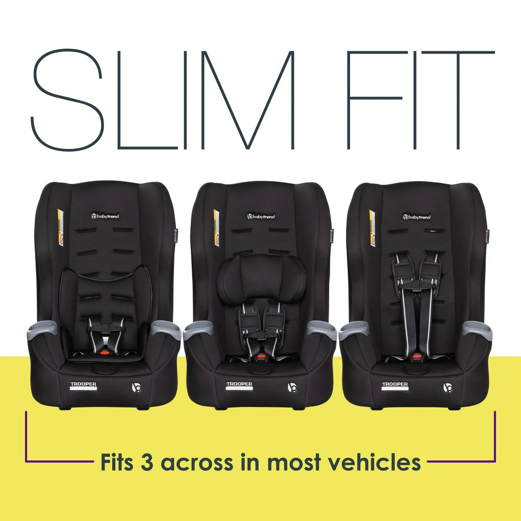 Baby Trend Trooper 3-in-1 Convertible Car Seat, Desert Black - CV01F16B
