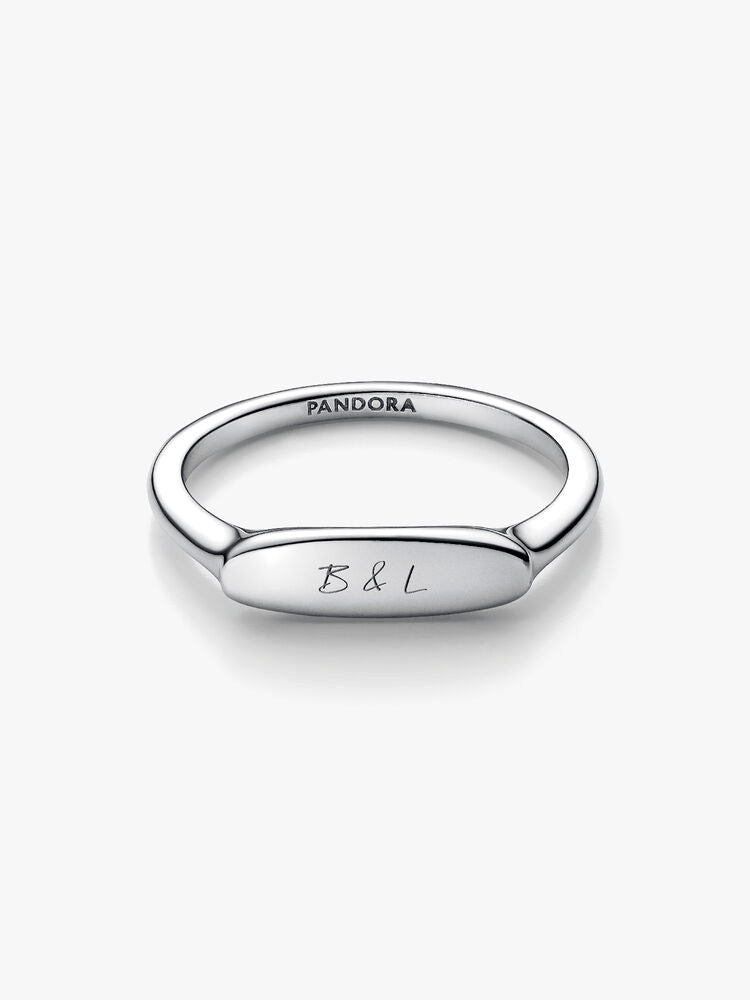 Engravable Bar Ring