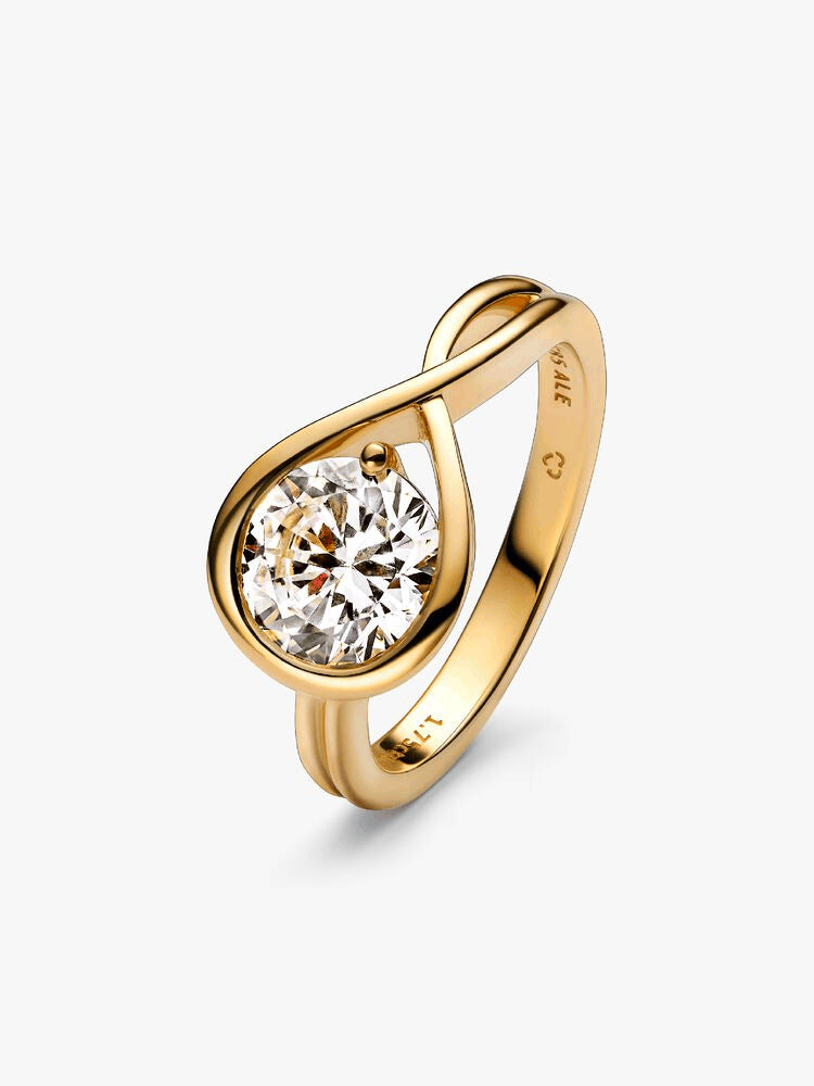 Pandora Infinite 14k Gold Lab-grown Diamond Ring