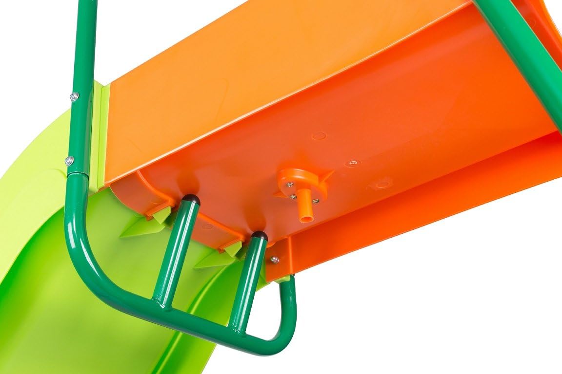 10-Foot Freestanding Outdoor Playground Slide For Kids, Plastic, Ages 4-8