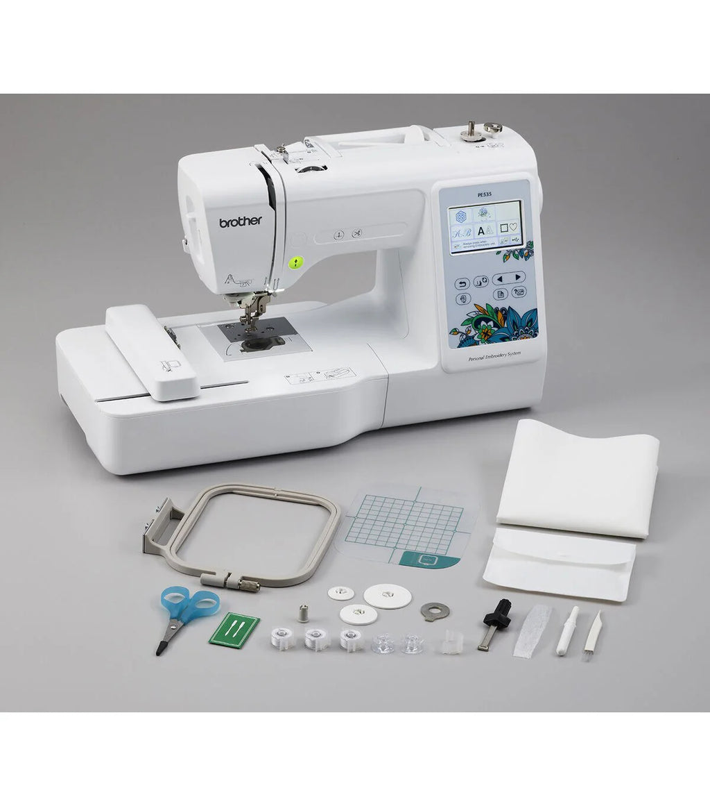 Brother Embroidery Machine With Large Color Touch LCD Screen - PE535
