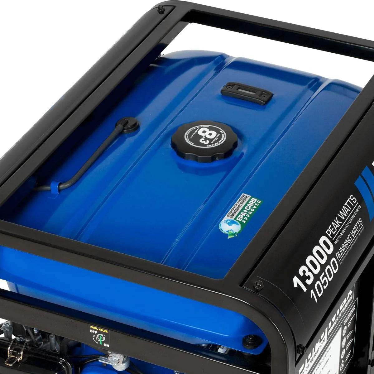 DuroMax 13,000-Watt Dual Fuel Portable Generator, Gasoline/Propane, Electric Start - XP13000EH