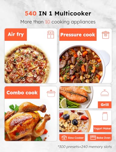 Nuwave Duet Air Fryer And Electric Pressure Cooker Combo, 6 QT Stainless Steel Pot