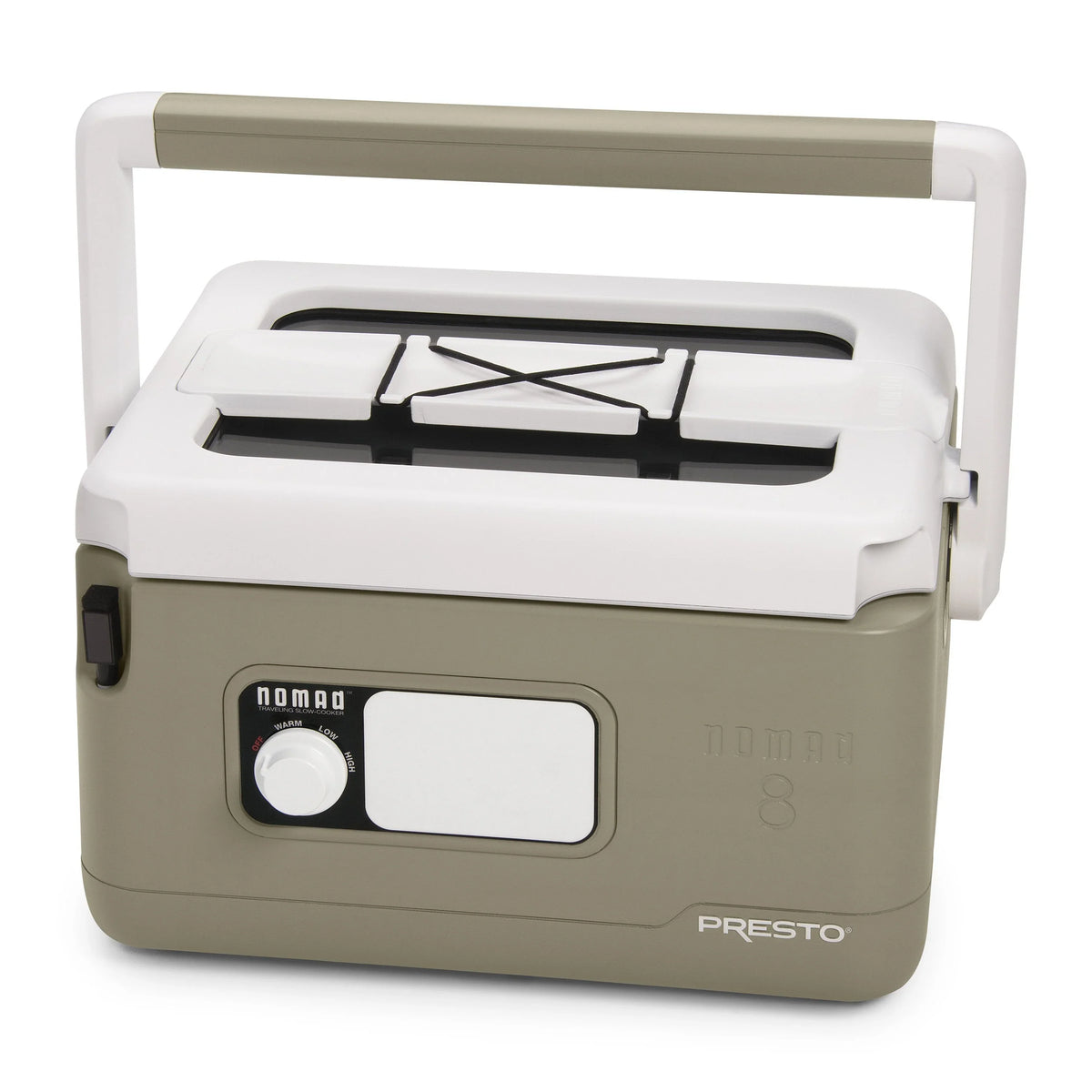 Presto Traveling Slow Cooker, 8-Quart, Tan - Nomad