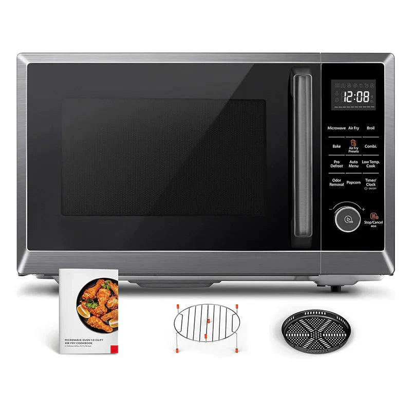8-in-1 Countertop Microwave Oven With Air Fryer, 1.0 Cu. Ft., Black Stainless Steel - ML2-EC10SA(BS)