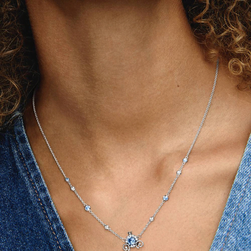 FINAL SALE - Disney Pumpkin Coach Collier Necklace