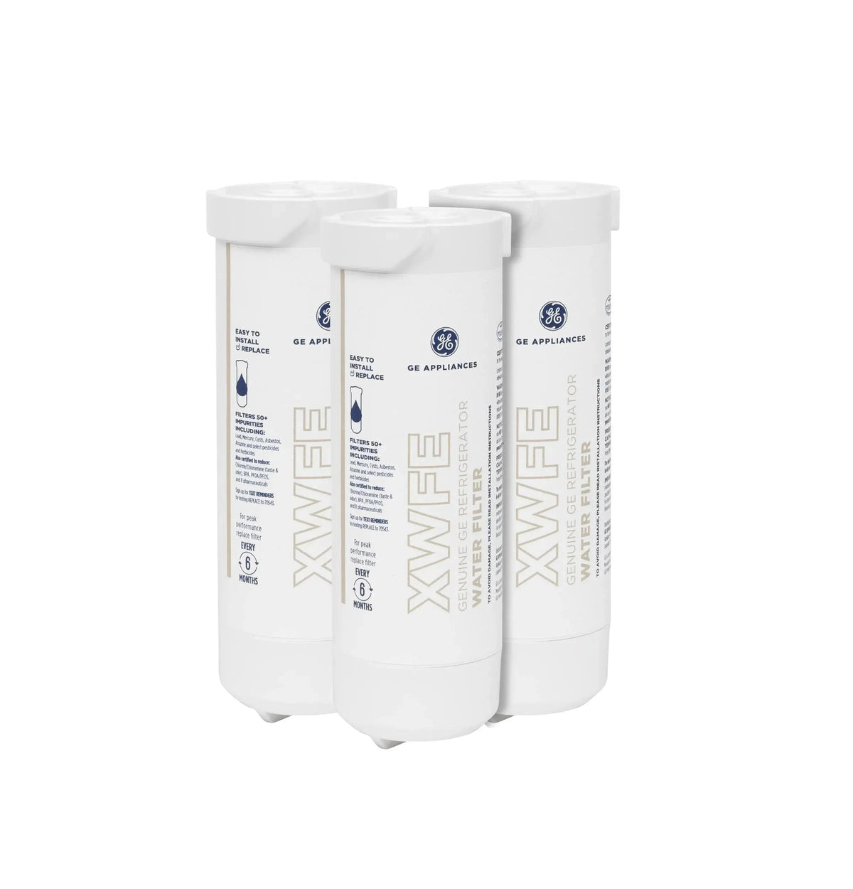 GE XWFE Refrigerator Water Filter 3-Pack - XWFE3PK