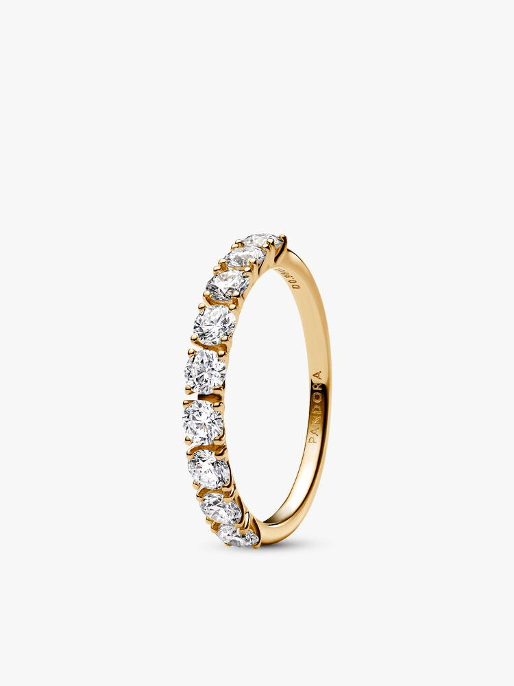 Pandora Era 14k Gold Lab-grown Diamond Half Eternity Band Ring