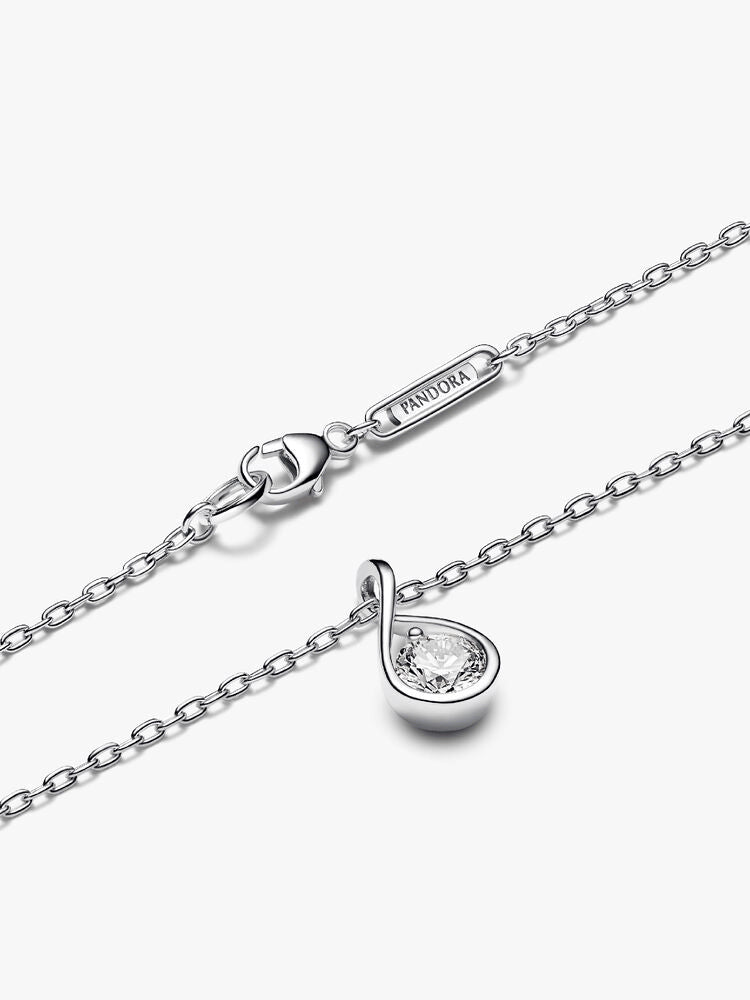 Pandora Infinite Sterling Silver Lab-grown Diamond Pendant Necklace