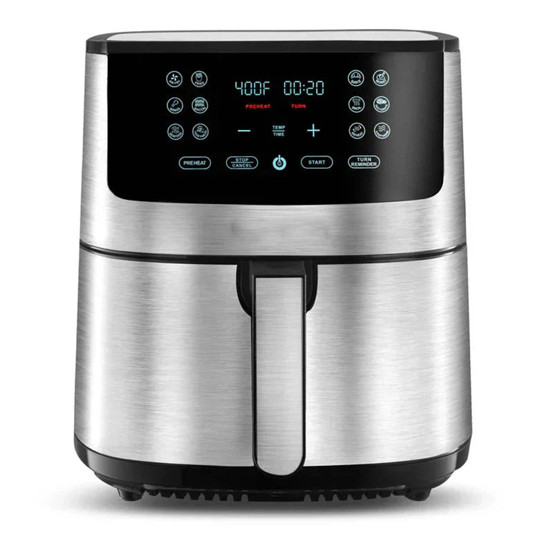 8-Qt Stainless Steel Digital Air Fryer