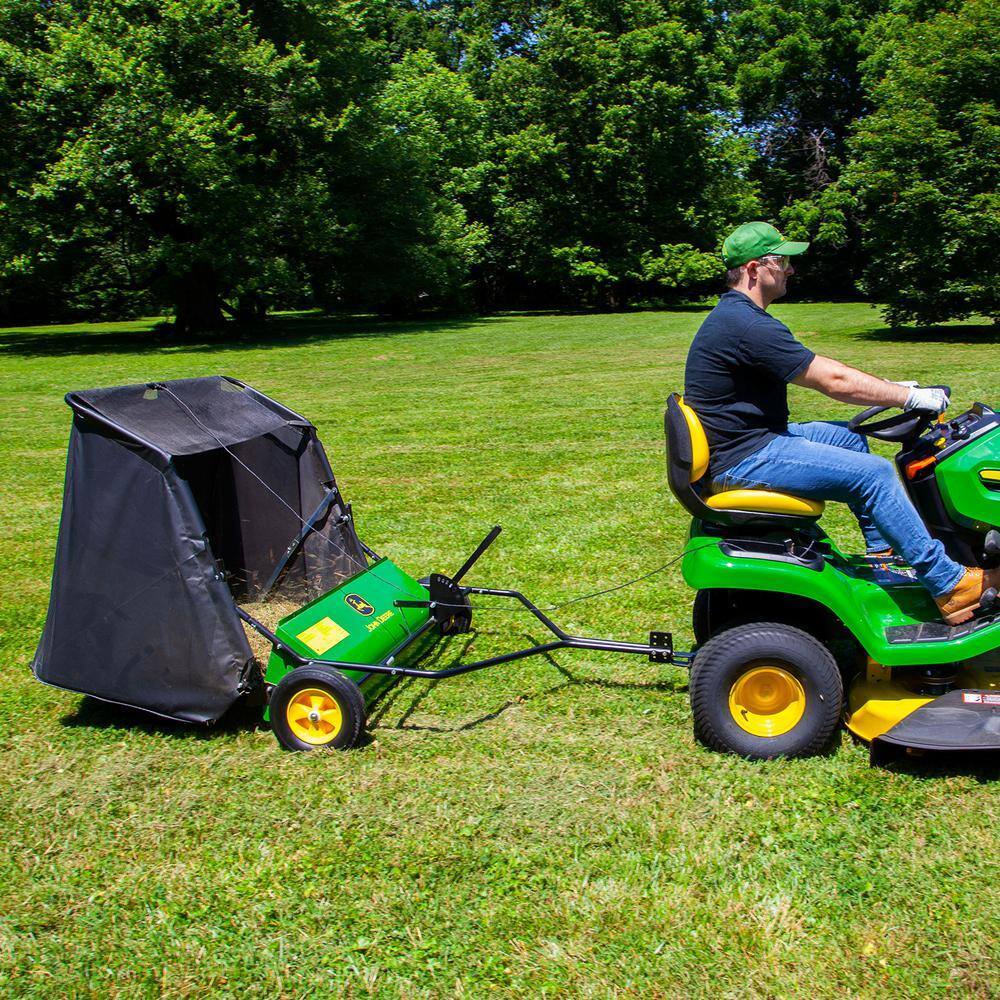 John Deere Tow-Behind Lawn Sweeper, 42 Inch, 24 Cu. Ft. Capacity