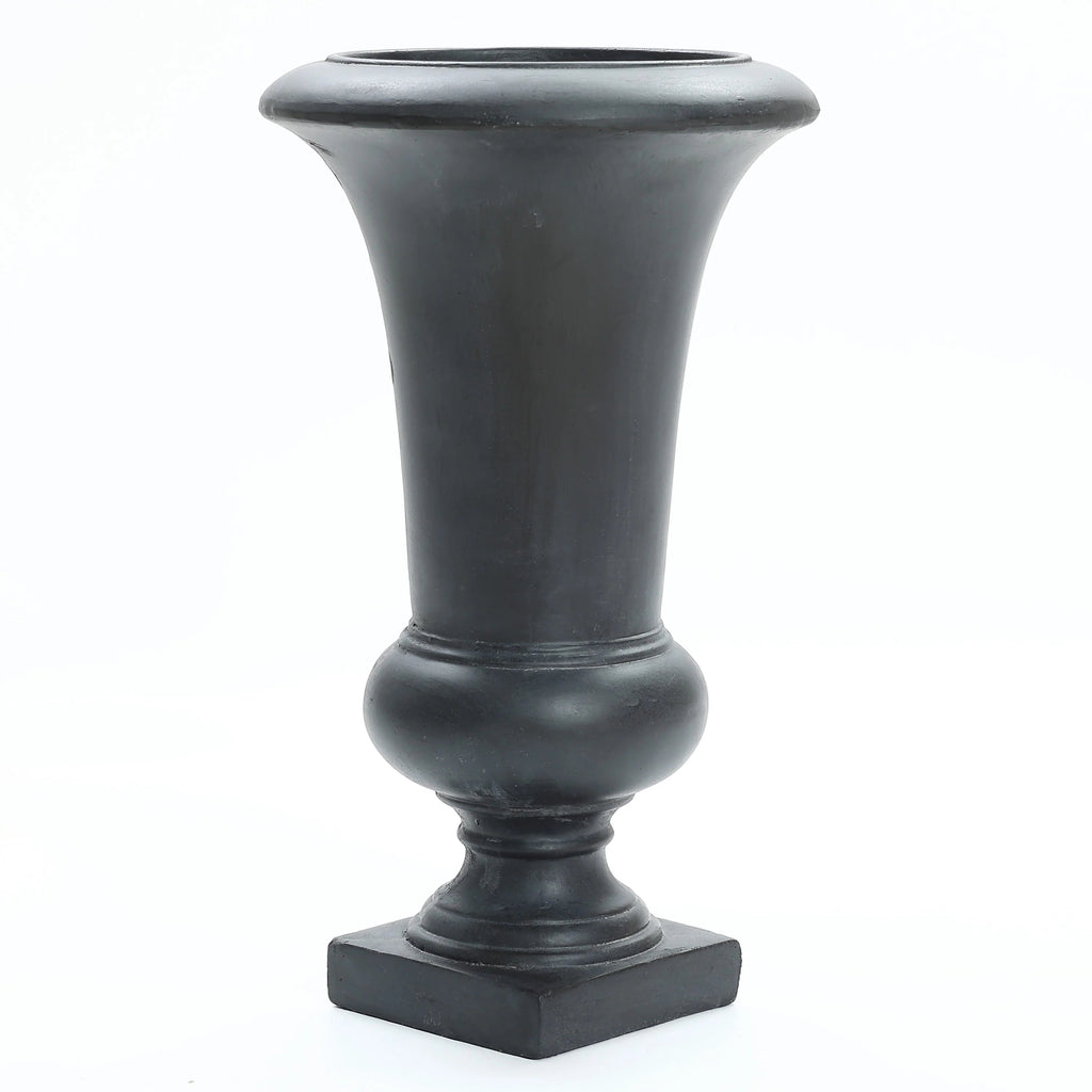 Handmade Fiber Stone Urn Planter Pot, 22.75 in Tall x 13.13 in Diameter