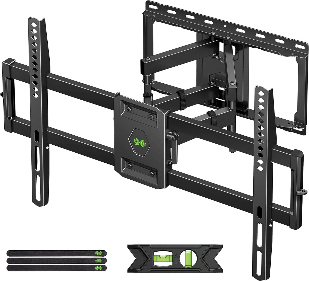 TV Wall Mount for Most 42-86 Inch Flat Screen TVs, 132 lbs - Full-Motion Swivel Tilt Bracket
