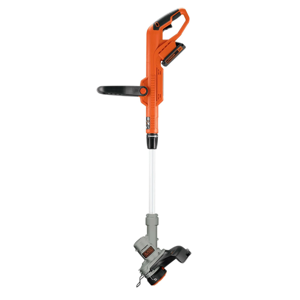 BLACK+DECKER 20V Cordless String Trimmer And Edger With 2Ah Lithium Ion Battery