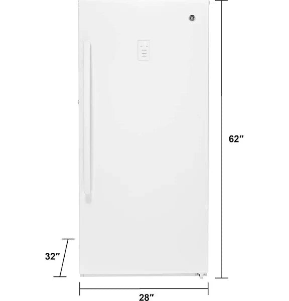 14.1 Cu. Ft. White Frost-Free Upright Freezer - FUF14DLRWW