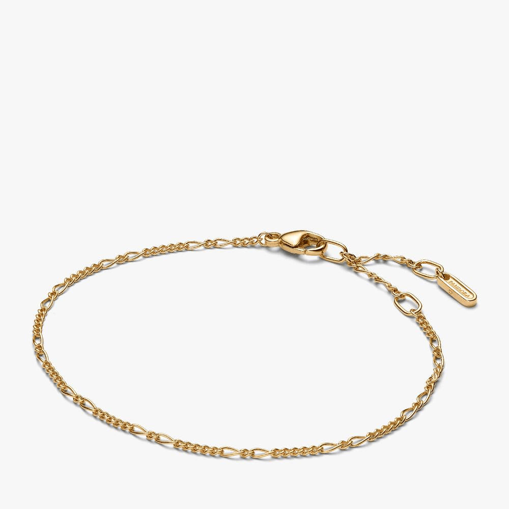 Pandora Era 14K Gold Figaro Jewelry Set