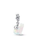 Polar Bear Mother & Cub Dangle Charm