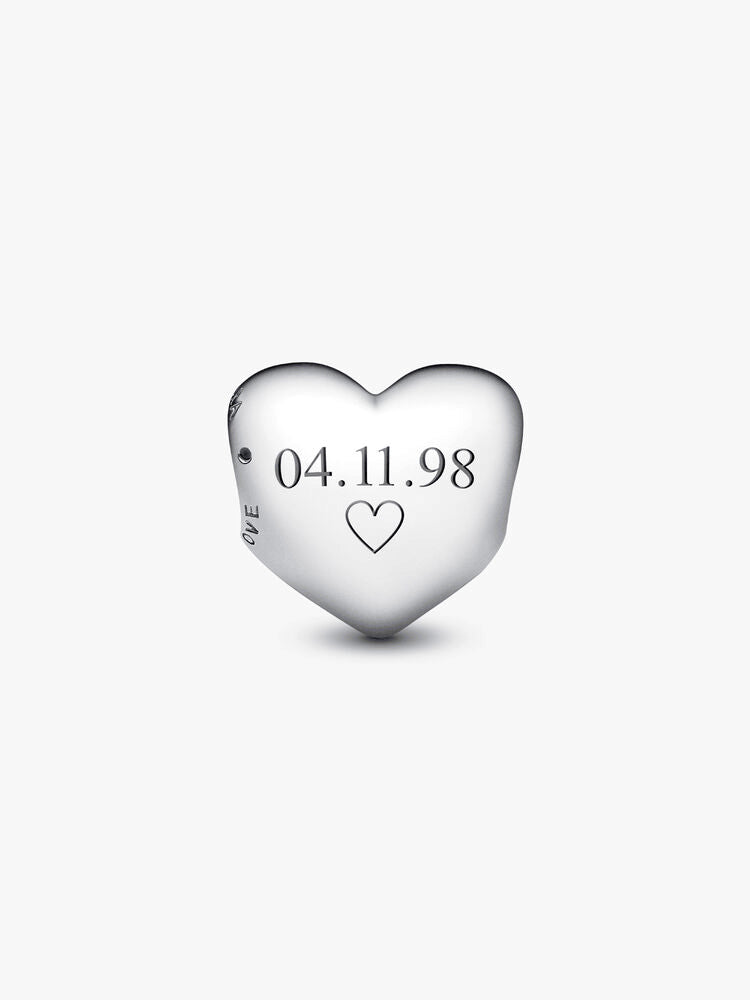Be Love Engravable Heart Charm