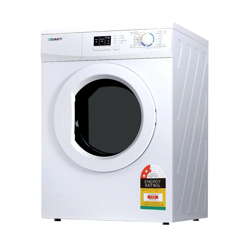 Devanti Vented Tumble Dryer 7kg - White