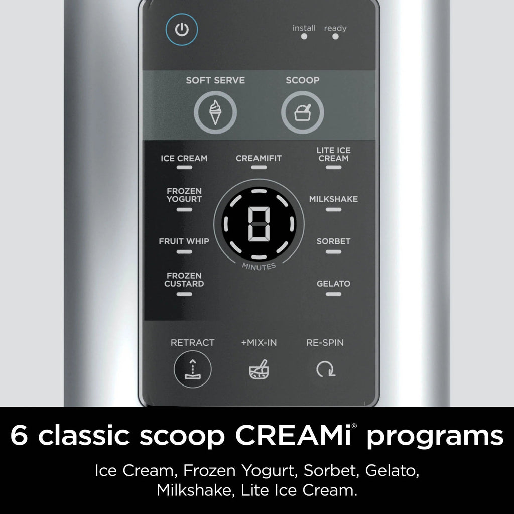 Ninja Swirl By CREAMi Soft Serve And Ice Cream Maker, 13 One-Touch Programs - NC701
