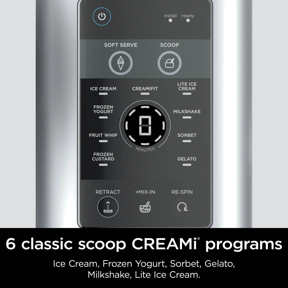 Ninja Swirl By CREAMi Soft Serve And Ice Cream Maker, 13 One-Touch Programs - NC701