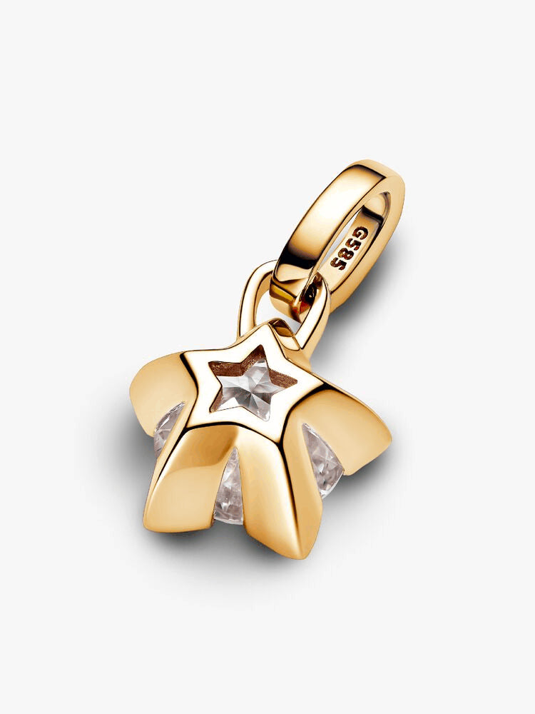 Pandora Talisman 14k Gold Lab-grown Diamond Star Pendant