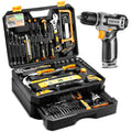 Home Mechanic Tool Kit With Toolbox, 12V Cordless Drill And 238 Pieces
